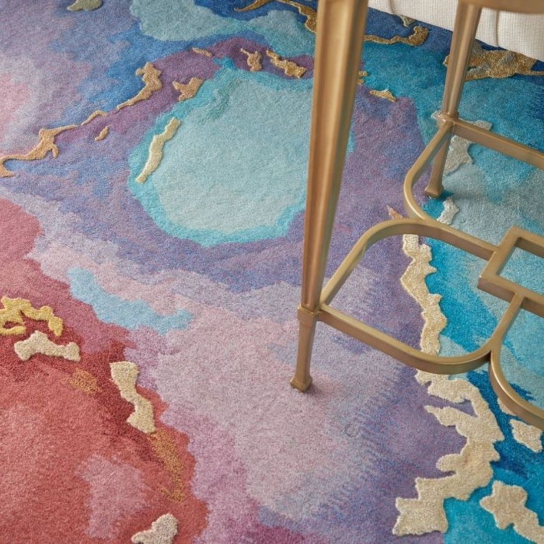 Prismatic Area Rug in Multicolor